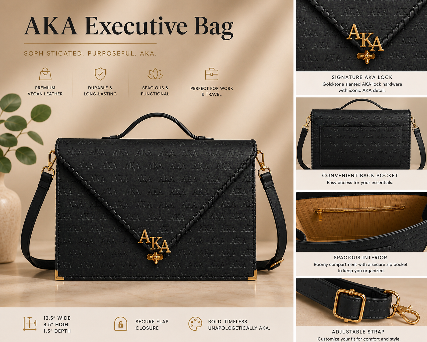 AKA Autograph Executive Bag (Black))