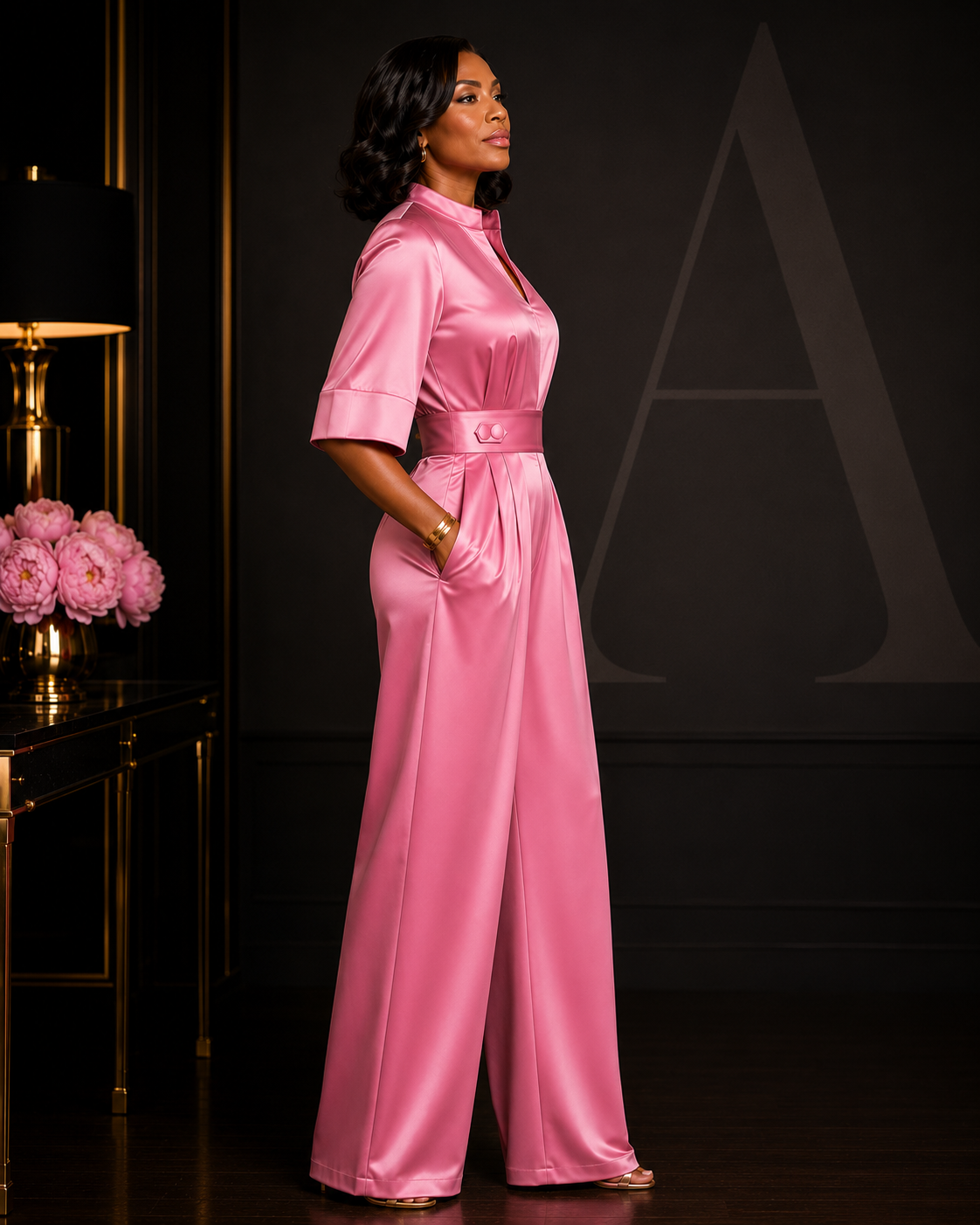 The Naomi Signature Pink Jumpsuit