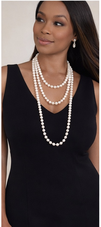 Lauren's 100 inch Freshwater Pearls