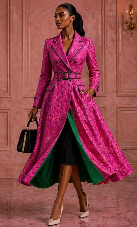 Regent in Orchid - Coat Dress