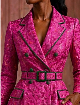 Regent in Orchid - Coat Dress