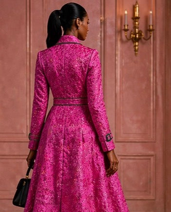 Regent in Orchid - Coat Dress