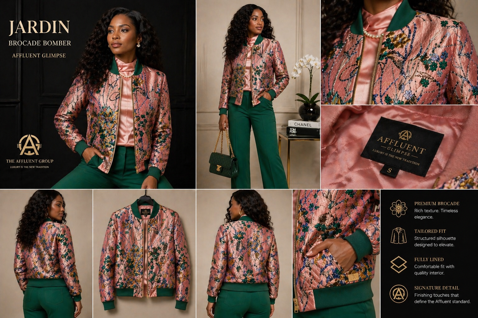 Jardin Brocade Bomber