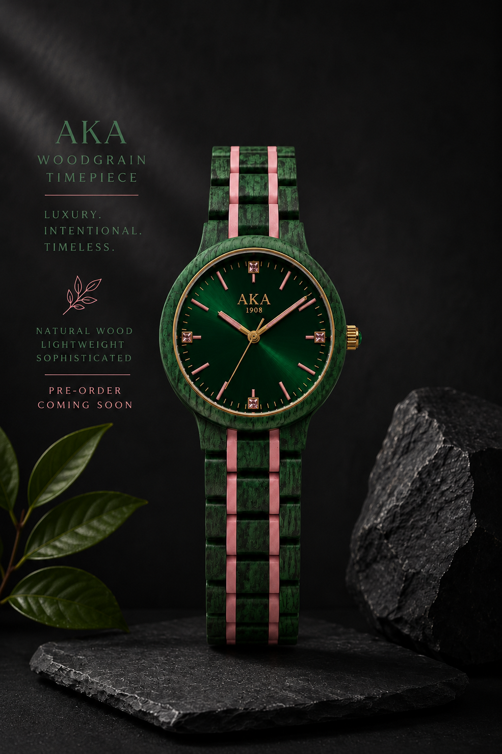 The AKA Woodgrain Timepiece (PRE-ORDER)