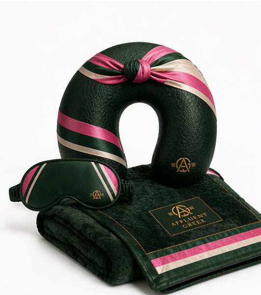 Premium and Plush Travel Set by Affluent Greek