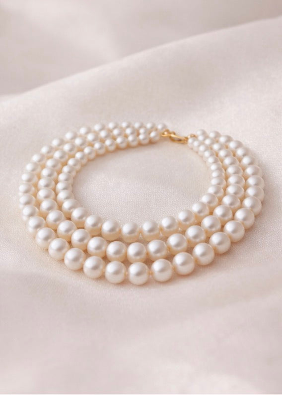 Lauren's Triple Strand Freshwater Pearls