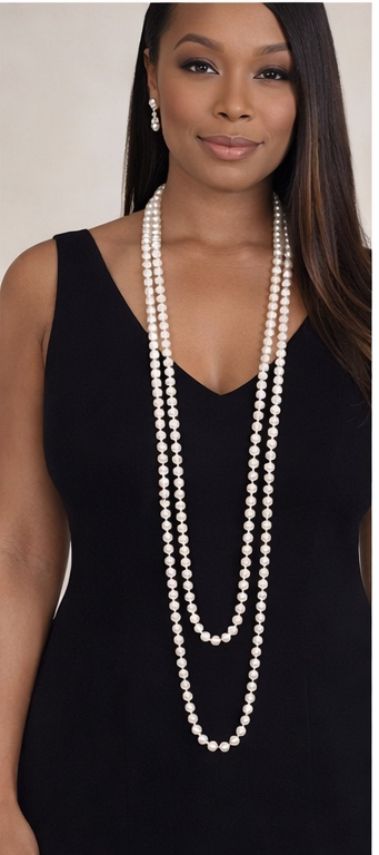 Lauren's 100 inch  Freshwater Pearls